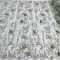 1 Yard Beaded Rhinestone 3D Floral Lace Fabric for Wedding Gowns and Dance Costumes 50" Width